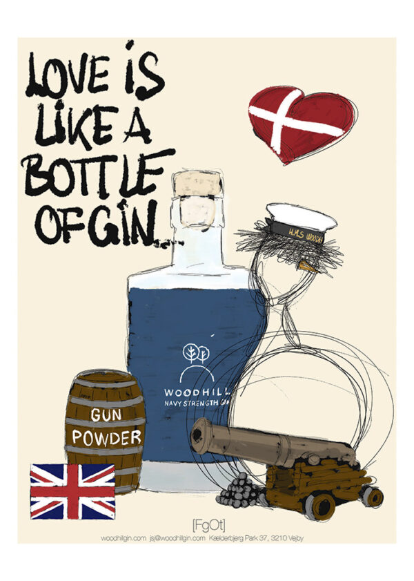 WoodhillGin Plakat Navy 1 | Woodhill Gin